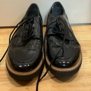 Franco Sarto Black Women's Oxfords